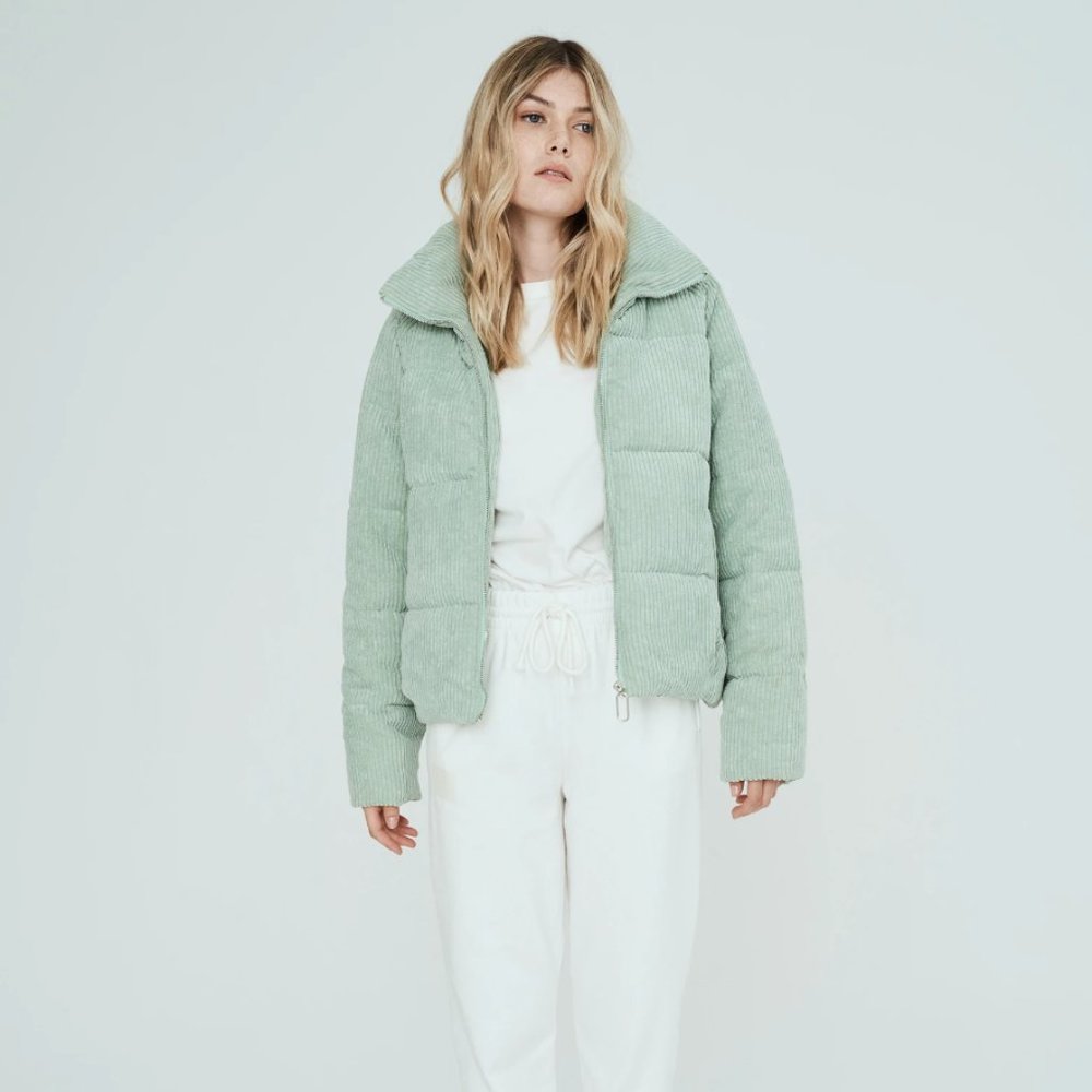 NOIZE Tori Puffer Seagreen